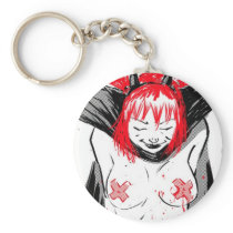 Devil Girl Keychain