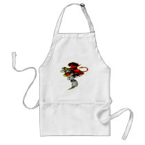 Devil Girl On Tattoo Machine Aprons