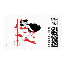 Devil Girl postage by emonation Devil Girl postage
