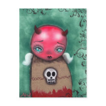 Devil Girl Postcard