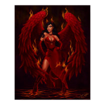 Devil Girl posters by juansolorzano Devil Girl posters