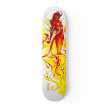 Devil Girl Rising skateboards by abnormalbrain Devil Girl Rising skateboards