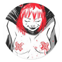 Devil Girl Sticker