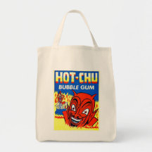 DEVIL GUM GROCERY TOTE BAG