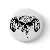Devil Half Skull buttons by EvilSkull Devil Half Skull buttons