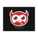 Devil head postcard
