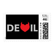 Devil & Heart Stamps