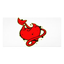 Devil Heart Tattoo photo cards by Mustang_Lady Devil Heart Tattoo photo cards