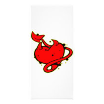 Devil Heart Tattoo rack cards