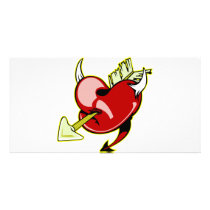 Devil Heart w/ Arrow photo cards by Mustang_Lady Devil Heart w/ Arrow photo cards