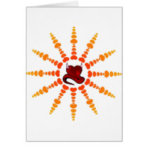 Devil Heart w/ Hearts Sunburst cards by WhiteTiger_LLC Devil Heart w/ Hearts Sunburst cards