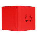 Devil horns and red Eyes customizable binders