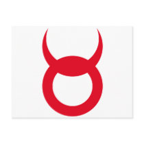 Devil Horns - Emo, goth, alternative, rock, grunge Postcard