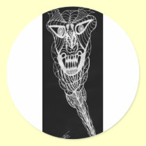 Devil In A Box Inverted stickers