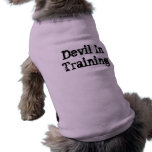 Devil In Training Doggie Shirt