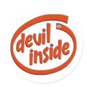 DEVIL INSIDE stickers