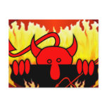 Devil Kilroy Postcard