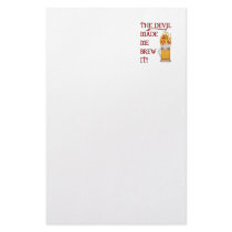 Devil Made Me Brew It - Beer Stationery Design