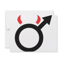 devil man icon invitations