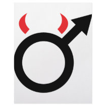 devil man icon letterhead