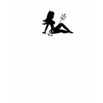 Devil mudflap girl destroyed tee t-shirts by Stript Devil mudflap girl destroyed tee t-shirts