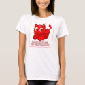 DEVIL OR ANGEL baby doll tshirt