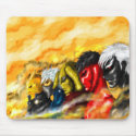 Devil or angel mousepads by handry Devil or angel mousepads