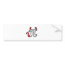 Devil Pi Bumper Sticker