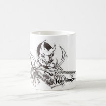 Devil Playing the Fiddle mugs