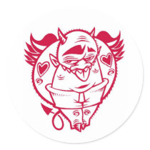 devil red stickers by dollalama devil red stickers