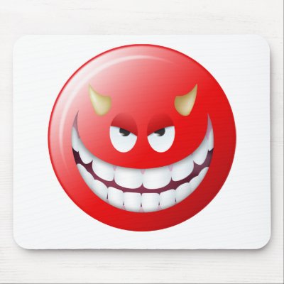 devil happy face