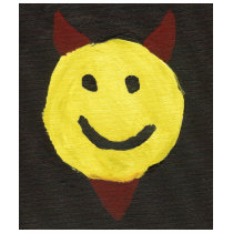 Devil Smiley Face T-shirt