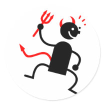 Devil stickers by JuJuGarden Devil stickers