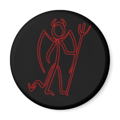 Devil - Stickman Magnet by seonaidh