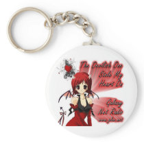 Devil Stole My Heart Keychain