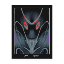 Devil Tarot Card Postcard