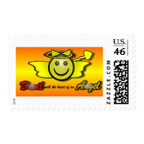 Devil with the heart of an Angel Postage Stamps