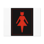 Devil woman postcards