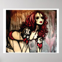 Devil Woman Print posters