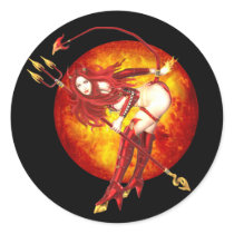 Devilious Black Stickers by MoonArtandDesigns Devilious Black Stickers
