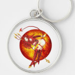 Devilious White Keychains