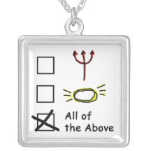 Devilish Angel Personalized Necklace