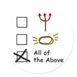 Devilish Angel Sticker