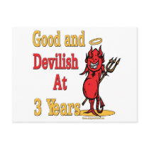 Devilish at 3 postcards