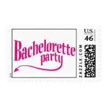 Devilish Bachelorette Party Postage Stamps