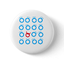 Devilish - Emo Angle Devil Naughty Nice Rock Button