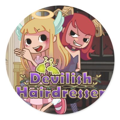 Devilish Hairdresser - Stickers by spilgames