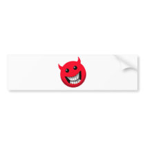 Devilish Smile Bumper Stickers