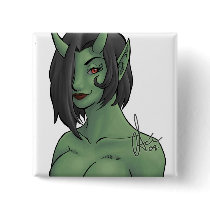 Devilish Square Button
