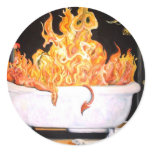 DEVILS BATHTUB ROUND STICKERS